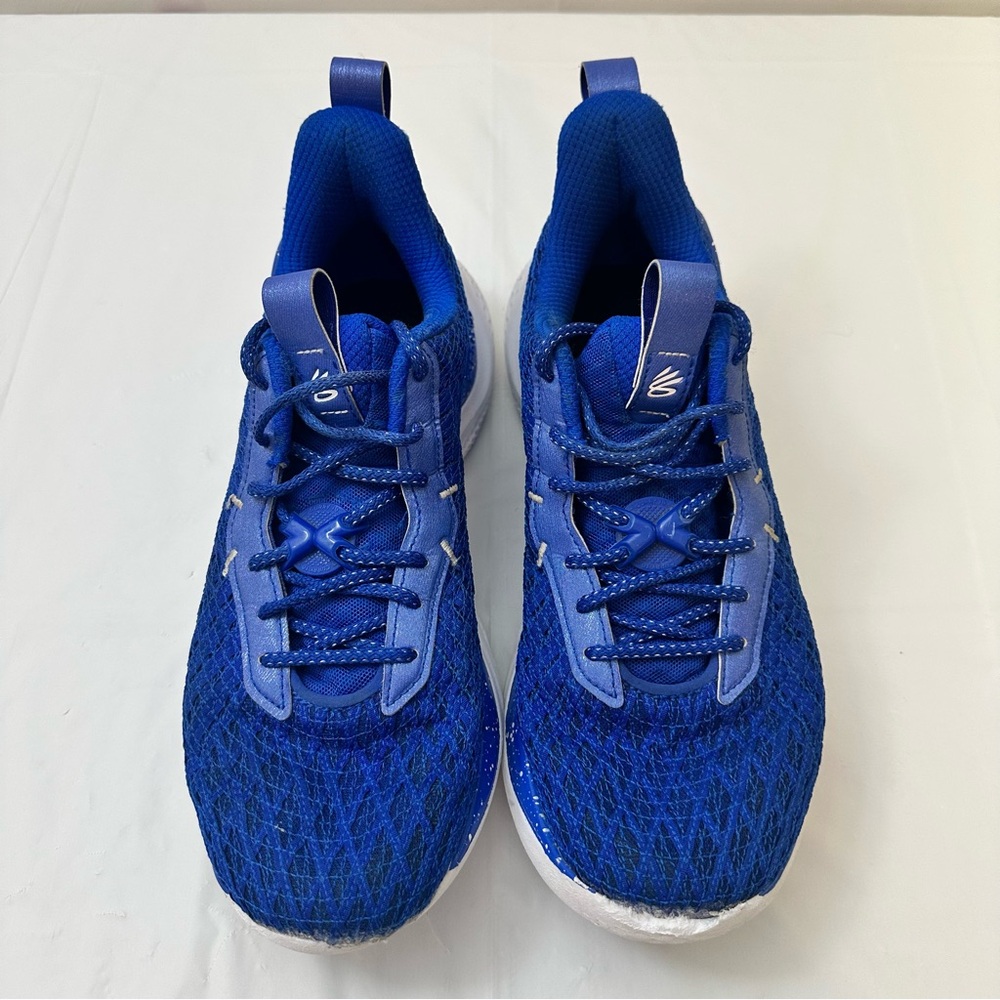 Steph Curry Under Armour Blue Athletic Shoes M11/W12.5 - Picture 4 of 11